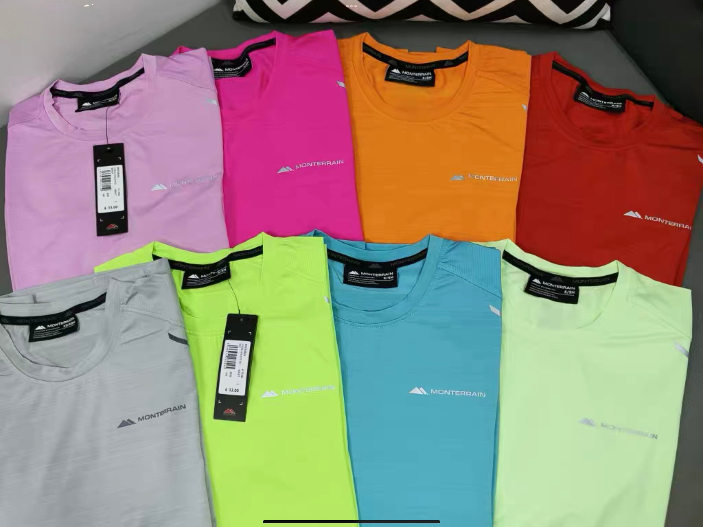 Monterrain Mixed Tee & shorts 10 sets