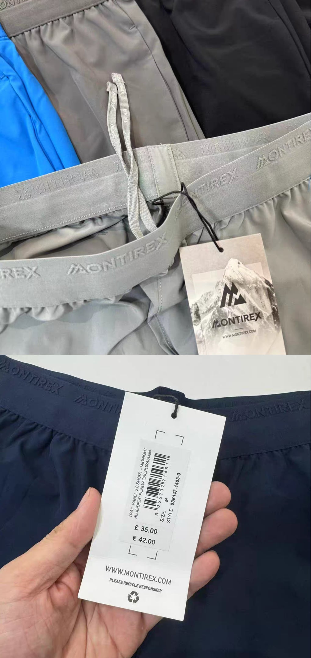 Montirex shorts pack of 10